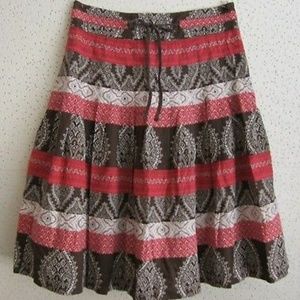 {Ann Taylor Loft} Batik Style skirt